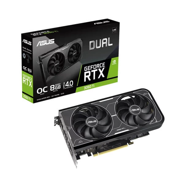 Asus Dual RTX 3060 Ti OC Edition 8GB Gaming Graphics Card