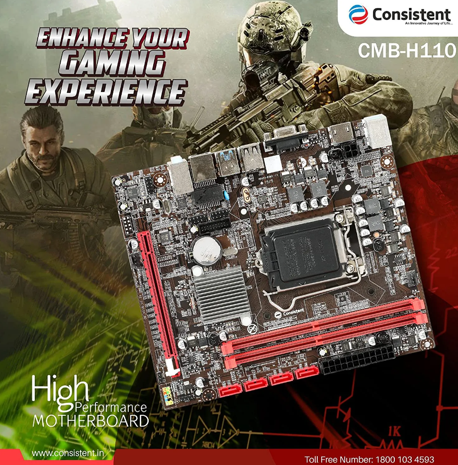 Consistent DDR4 Motherboard CMB-H110