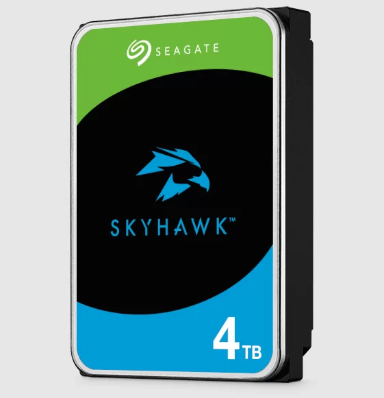 Seagate Skyhawk 4 TB Surveillance Internal Hard Drive HDD – 3.5 Inch Security Camera System with Drive Health Management, with 3 yr Rescue Data Recovery Services (ST4000VX013)