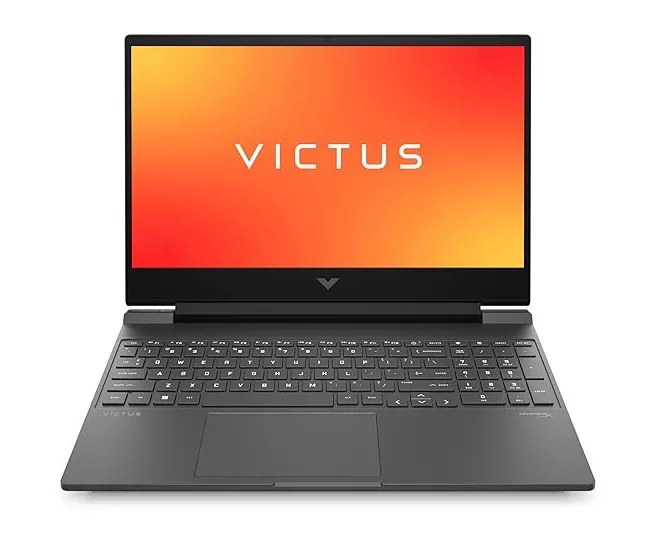 HP Victus Gaming Laptop Ryzen 5 7535HS,15.6inch(39.6cm) FHD Gaming Laptop, 8GB DDR5, 512GB SSD, 144hz, 9ms Response time, RTX 2050 4GB GPU, B&O, Backlit KB, (Win 11, MSO, Silver, 2.37kg),15-fb1001AX